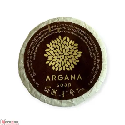 Мыло, плиссе-гофре 20 гр (Коллекция Argana), арт. 6803 1/5 Белый - фото