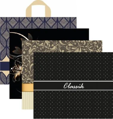 ТЦ 10шт Сумка-пакет 40*34 петл.ручка Микс Микс - фото