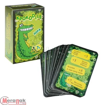 Игра карточная "Крокодил"  - фото