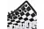 Шахматы и "уголки" магнитные "BOYSCOUT" в тубе, набор 2 в 1  - фото