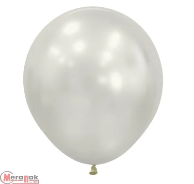 Шар латексный Sempertex (18''/46 см) Устрично-белый (806), шелк, 1 шт.(3), Воздушные шары Белый - фото