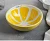 Миска керамическая «Лимон», 250 мл, d=12,5 см, цвет жёлтый 4479845 (72)  Желтый - фото