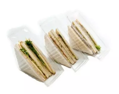 Контейнер КРТ-С75 (165*85*80) для сэндвича, 50 шт Прозрачный - фото