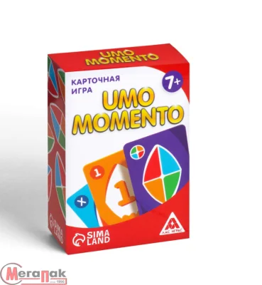Карточная игра «UMOmomento», 70 карт 1320761 Красный - фото