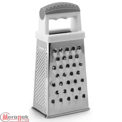 Тёрка 4-х сторонняя Stone AT-K1383 Серебро - фото