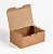 Коробка карт с кр.115*75*45 Fast Food Box S (25/400,500) 25459 Светло-коричневый - фото