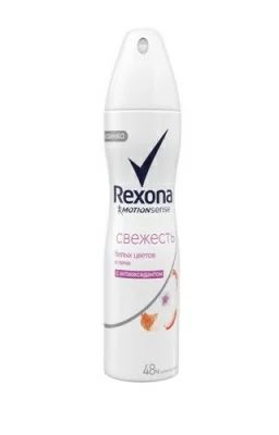 Дезодорант- спрей Rexona Свежесть Белых цветов и Личи 150мл  - фото