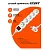 Удлинитель СТАРТ S 5*3-ZV 5р 3м, с заземл., с выкл.,  3*0,75 мм2, 2200 В, белый (20) Белый - фото
