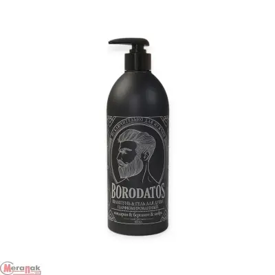 Шампунь-гель д/душа НП BORODATOS, 500мл, 2536  - фото