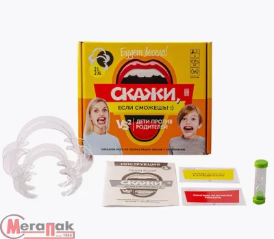 Игра для детей и взрослых "Скажи, если сможешь! Дети против родителей", 05007  - фото