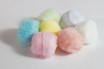 Шарики ват. косм. № 50 цв.  - фото