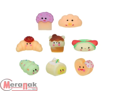 Мялка антистресс "Мякиши" Игроленд, TPR, 4х4,5х6см, 12 дизайнов, 297-179 (12) Разноцветный - фото