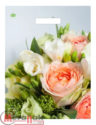 Сумка-пакет 40*31 прор.ручка лам Романтическое настроение 1/50 (10) Разноцветный - фото