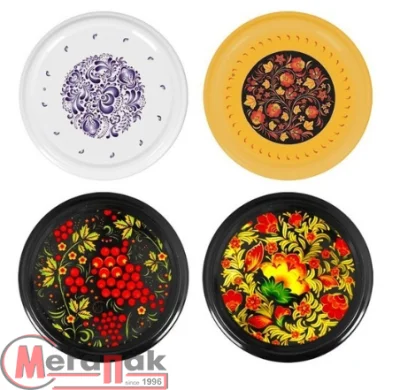 Крышка винтовая д.82 Русские узоры 1/20 (12) Микс - фото