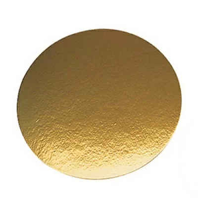 Подложка золото d240мм толщина 0,8мм, 100 шт  - фото