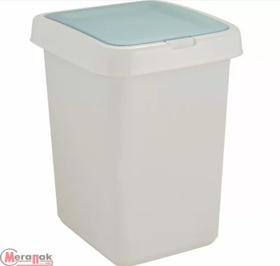 Контейнер для мусора Step с крышкой Push to Open 25л белый, арт. SV4143БЛ Белый - фото