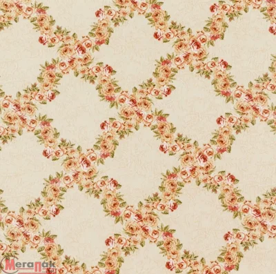 Ткань с ПВХ покрытием "Клеенка столовая" 161/7  - фото