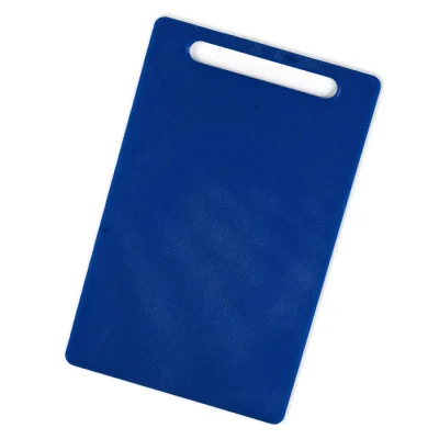 Доска разделочная с ручкой, полиэтилен, 40*25*1см, синяя YZ-H4025BL Синий - фото