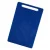 Доска разделочная с ручкой, полиэтилен, 40*25*1см, синяя YZ-H4025BL Синий - фото