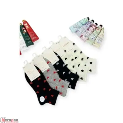 Носки женские TURKAN короткие, р.36-41, арт. 6537 Микс - фото