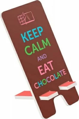 Подставка для телефона 9*19см "Eat chocolate" Коричневый - фото
