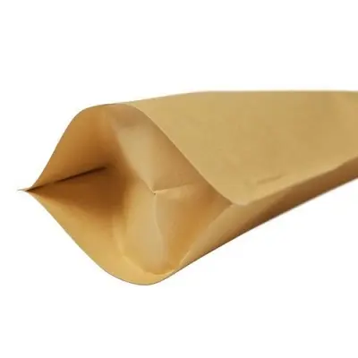 Пакет 135*200 Дой Пак бумажный с замком зип-лок, 50 шт Пакет 135*200 Дой Пак бумажный с замком зип-лок, 50 шт Коричневый - фото