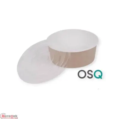 10шт  Круглый контейнер OSQ ROUND BOWL 1300 с плоской пластиковой крышкой PP 10шт  Круглый контейнер OSQ ROUND BOWL 1300 с плоской пластиковой крышкой PP Коричневый - фото