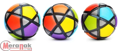 Мяч детский "Цветная мозаика", 00-5778 Разноцветный - фото