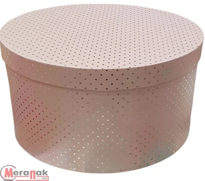 Коробка К602 d18 h10 Розовый - фото