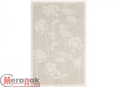 Полотенце льняное 35*60 "Растения" цв. 330 рис. 731 Разноцветный - фото