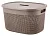 Корзина для хранения с крышкой OSLO 18л шоколадный мокко, арт. PT133311015 Мокко - фото