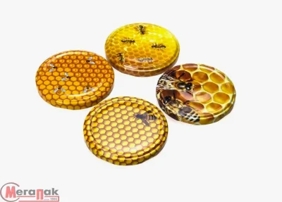 Крышка винтовая д.82 Мед 1/20 (36) Желтый - фото