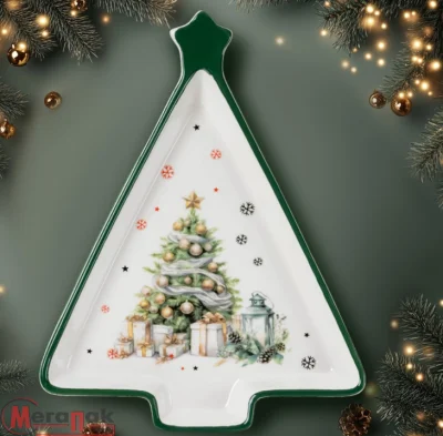 Тарелка для сервировки "Приближение чуда" 26х20х3 см 10338028 Белый - фото