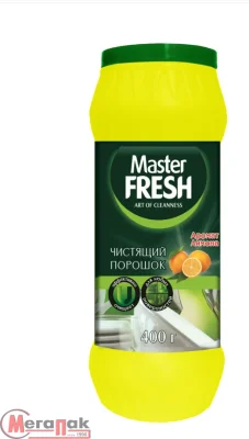 Чистящий порошок Master FRESH Аромат лимона, 400 г. С0006179  - фото