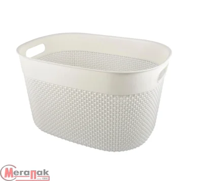 Корзина для хранения OSLO 18л молочный туман, арт. PT1353МЛ-10  - фото