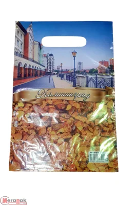 Сумка-пакет 20*30 с прорубной ручкой Янтарный город 1/100 Разноцветный - фото