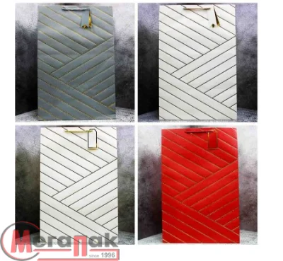 Пакет подар.бум.с руч 36*54*30 Люкс (100шт/20шт) L480 Разноцветный - фото