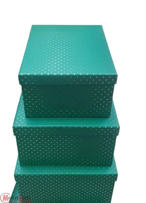 Коробка К567 26,5*35*14 Зеленый - фото