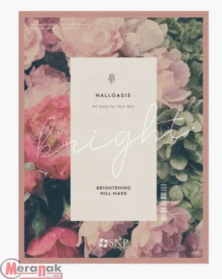 Маска тканевая для сияния тусклой и сухой кожи лица, Halloasis Brightening Hill 25 мл  - фото