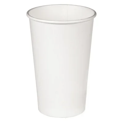 Стакан бум. 500мл д/горяч. белый 1/50, 00000001031 Белый - фото