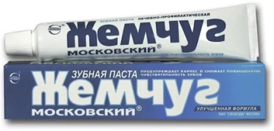 Зубная паста "Жемчуг" (московский), 62 гр  - фото