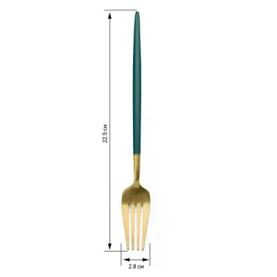 Вилка столовая Emerald, арт. AT-K2278 Разноцветный - фото