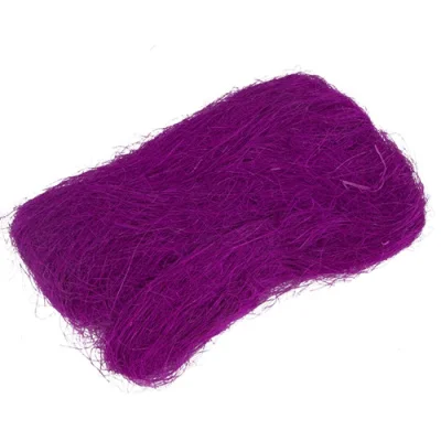Наполнитель для коробок сизаль, Фуксия 100гр в упаковке, арт. А024 Фуксия - фото