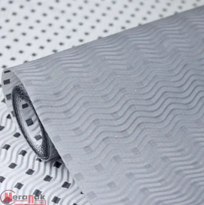 Бумага жатая с рисунком ВЛАГОСТОЙКАЯ светлосерый в рулоне 70см*5м 25рул/тм, EP-28U Серый - фото