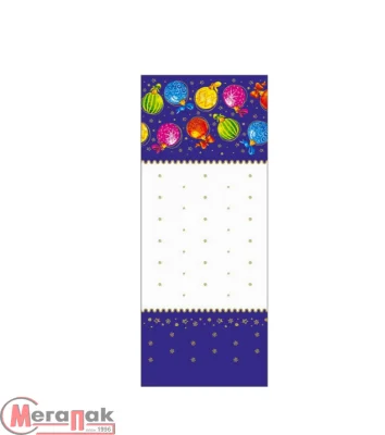 Пакет Разноцветные шары (13,5+2*3)*38/60 мкм, с центральным швом, прозр. 1/10  - фото