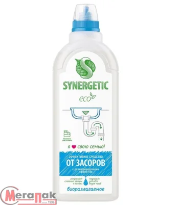 Средство для чистки труб"Synergetic" 1,0, арт. 108100/8  - фото