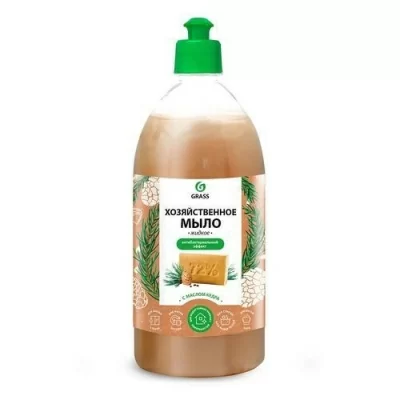 Жидкое мыло хозяйственное Grass с маслом кедра, 1000 мл  - фото