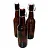 Стеклобутылка коричневая "LM Beer"+бугельная крышка 500 мл  - фото