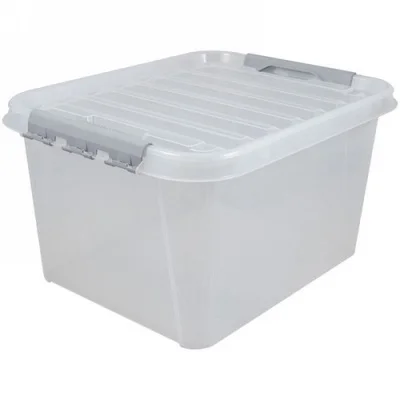 "Профи Комфорт" Ящик с крышкой 36л, арт. 4379500 Прозрачный - фото