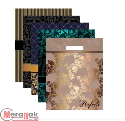 ТЦ5штСумка-пакет 30*37 прор.ручкой 90мкПерфекто Микс Микс - фото